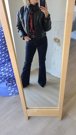 Nauja Bomber dirbtinės odos Pull&Bear striukė