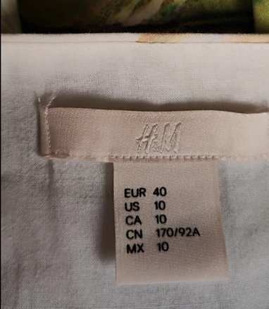 H&M medvilninė gėlėta suknelė vasarai 40d 